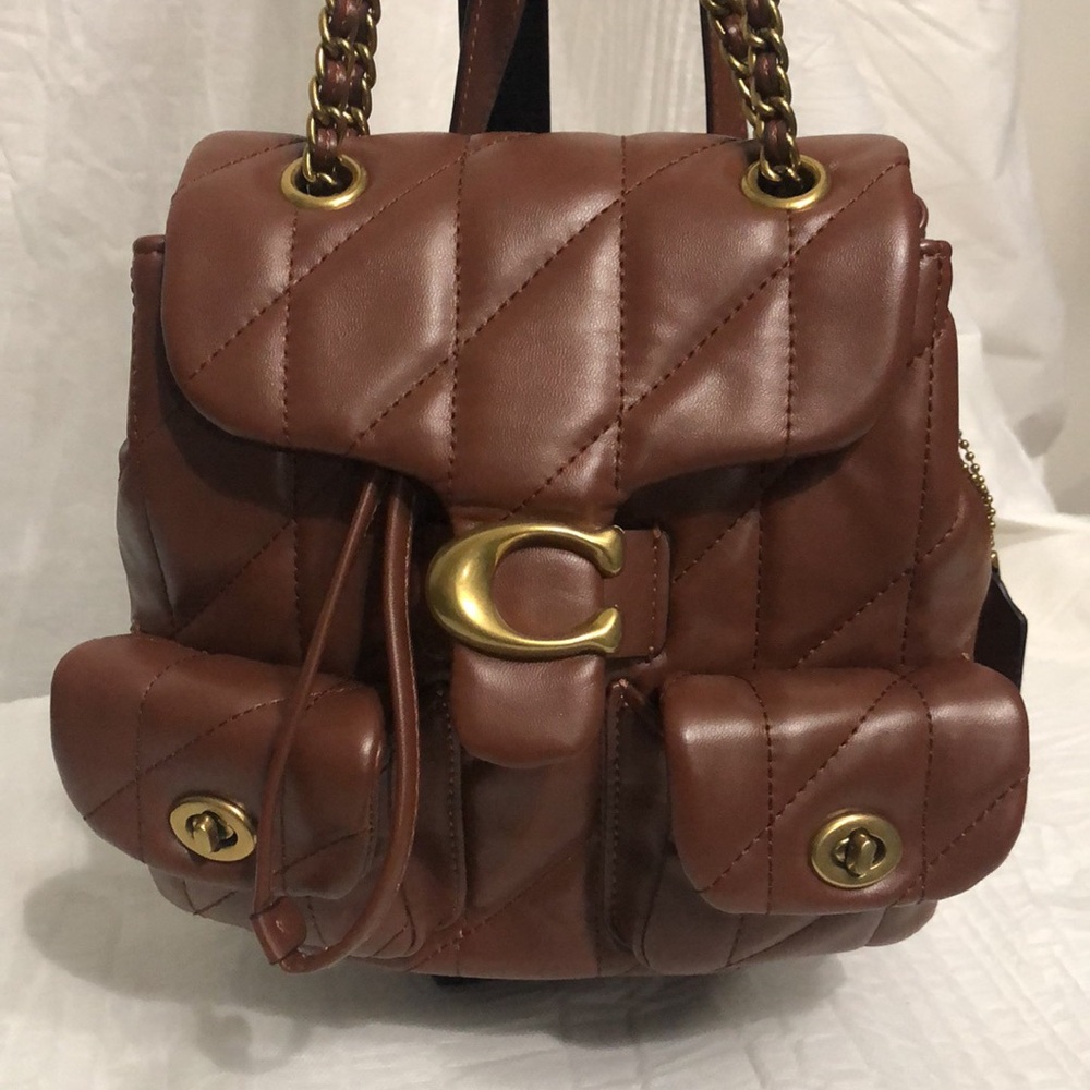 Coach Tabby Quilted Pillow Backpack EUC